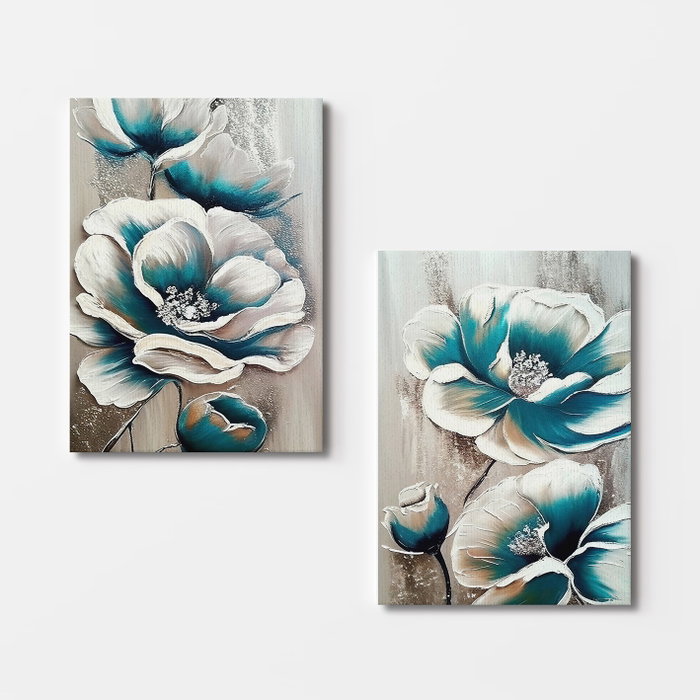 Wallity Cuadros Decorativos sobre Lienzo (2 Piezas) 50 x 70 cm
